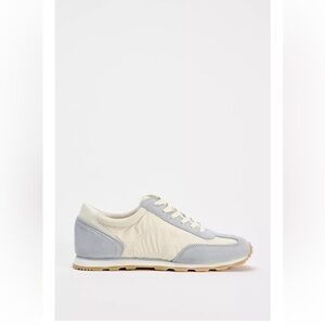 Zara Cream and Gray Women's Sneakers